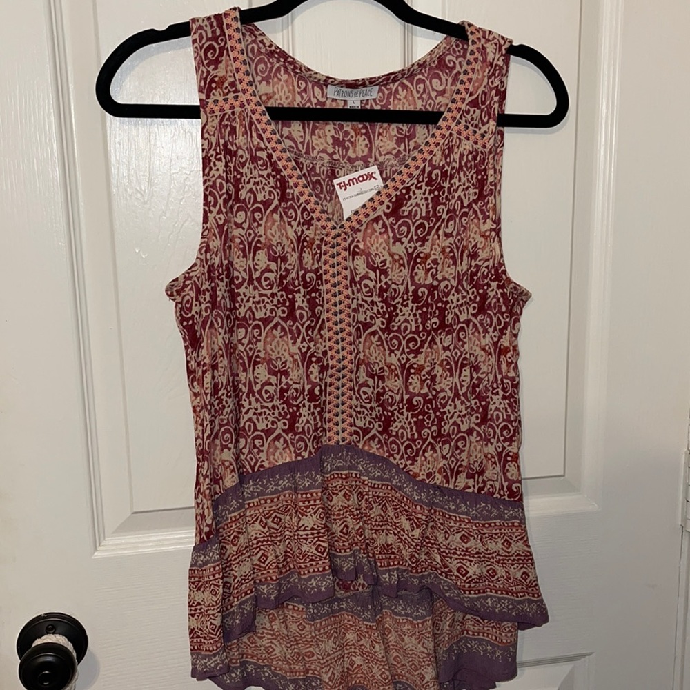 Tank Top with embroidery